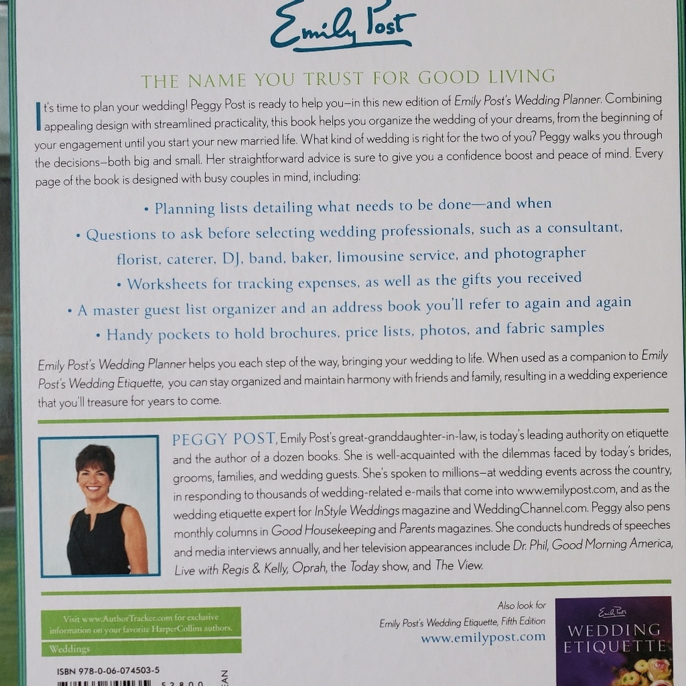 Emily Post's Wedding Planner - Picture 4 of 4